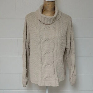 SEVEN 7 SOFT CHENILLE, CHUNKY, CABLE, SWEATER